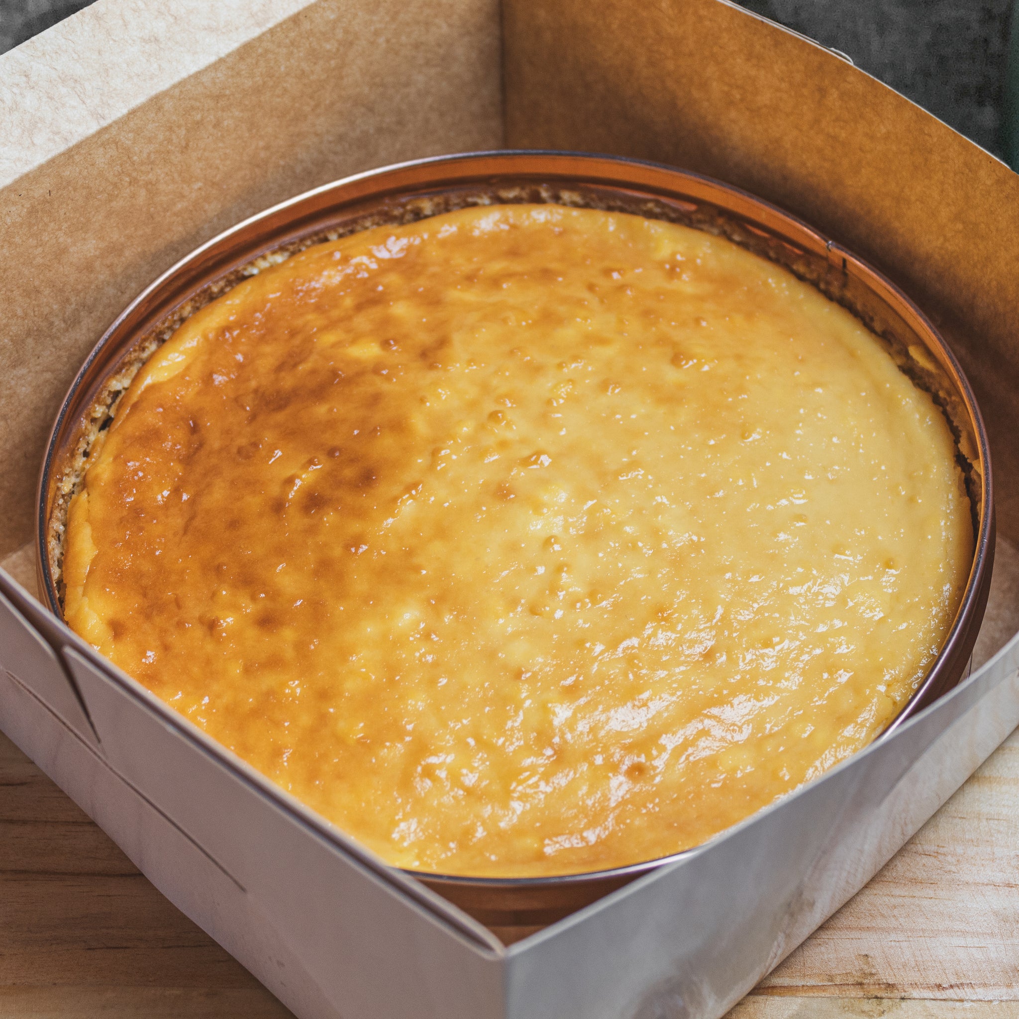 Sugar-free Baked NY Cheesecake (850 g / 8")